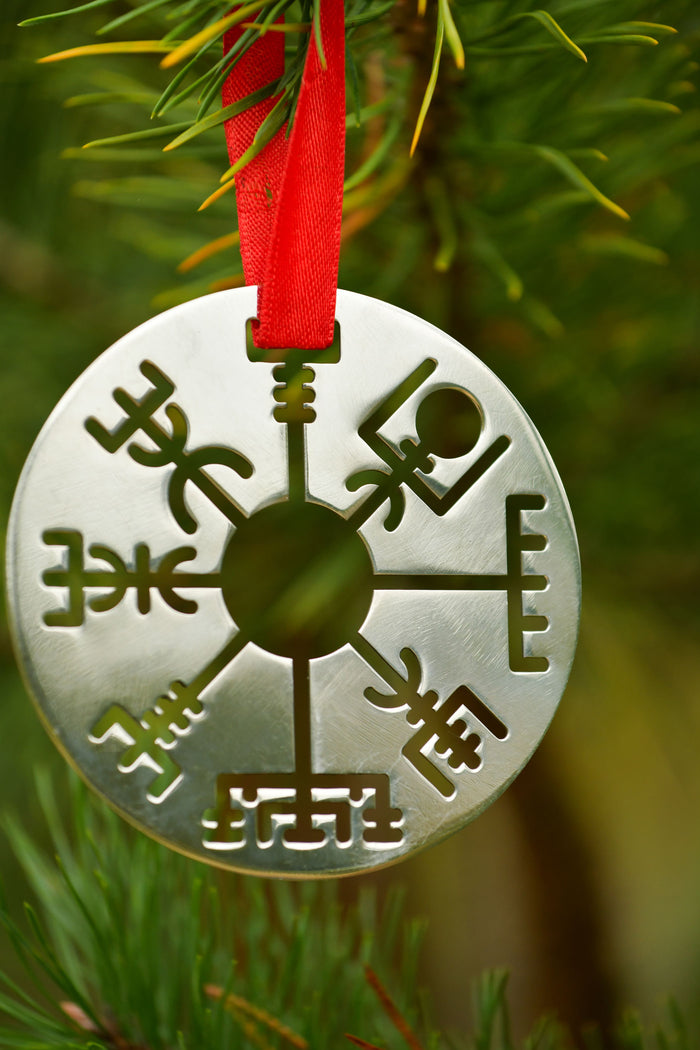 Kerstversiering vegvísir II (doorgesneden), roestvrij staal