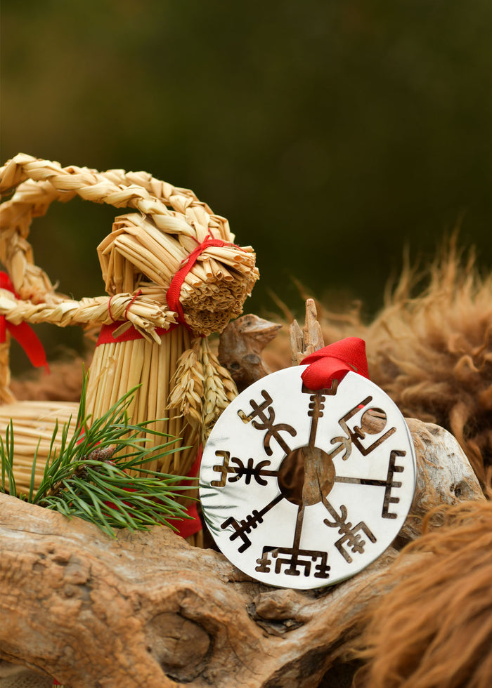 Kerstversiering vegvísir II (doorgesneden), roestvrij staal