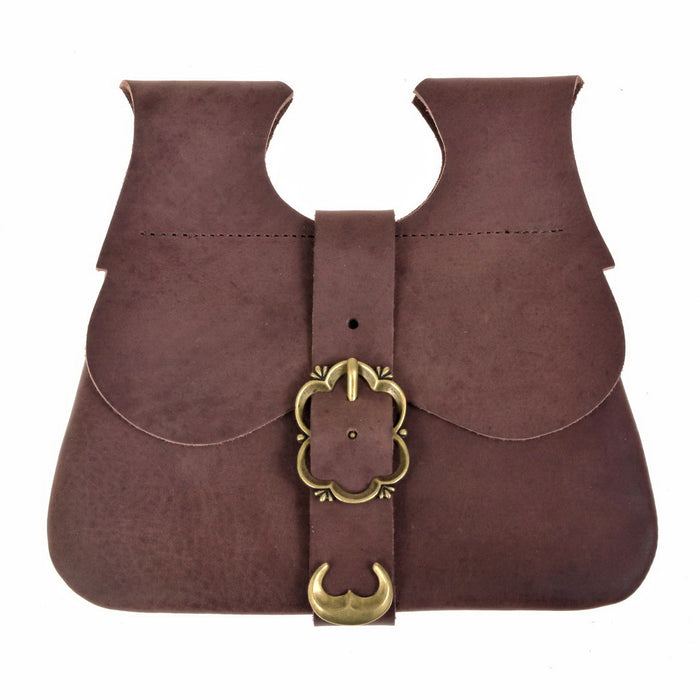 Great medieval bag, late medieval, brown
