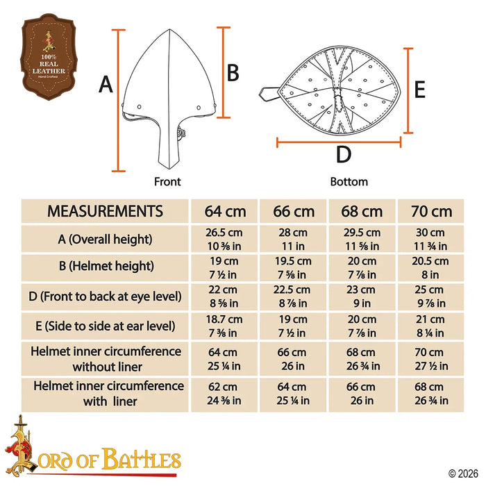 Nose helmet Olmutz, 1.6 mm
