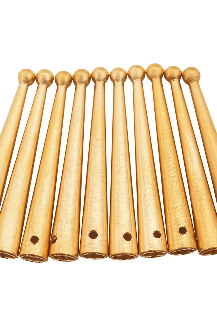 Aiglets brass, set of 10