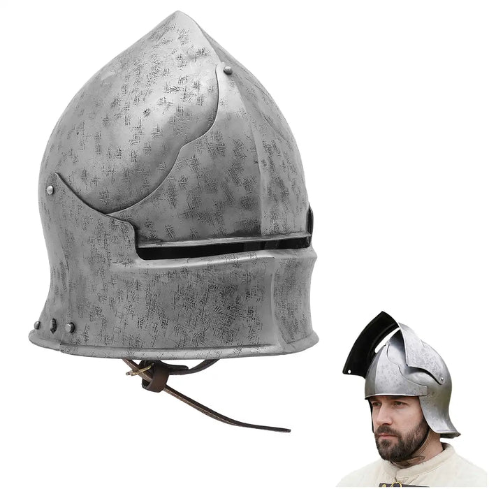Northern Italian sallet with antique finish, 1.6 mm