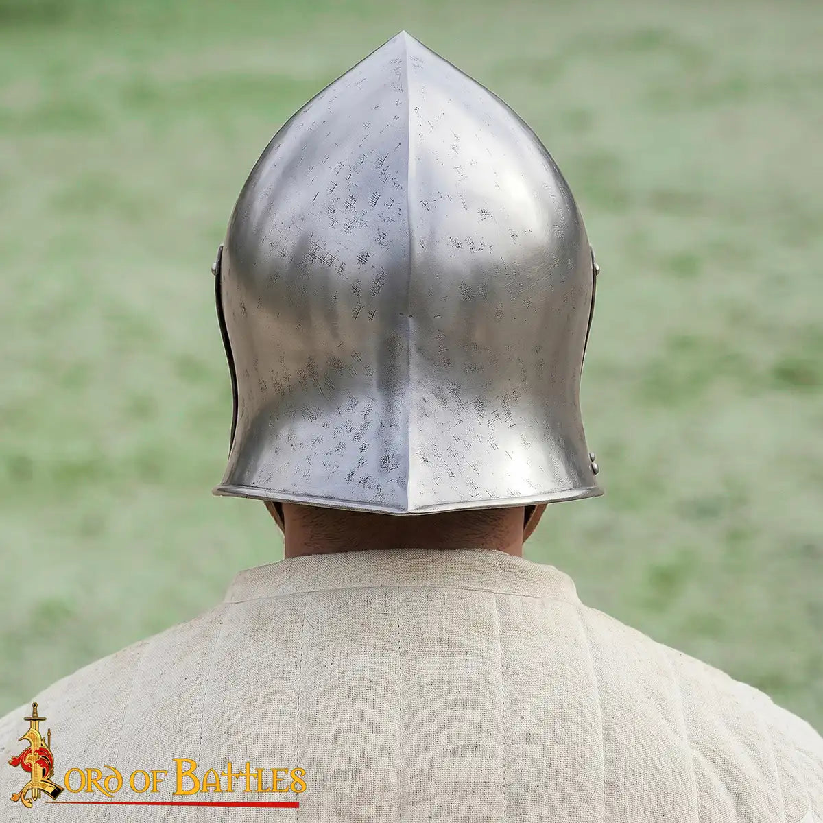 Northern Italian sallet with antique finish, 1.6 mm