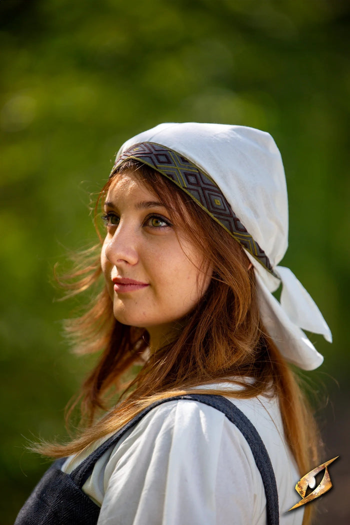 Headscarf Estrid, white