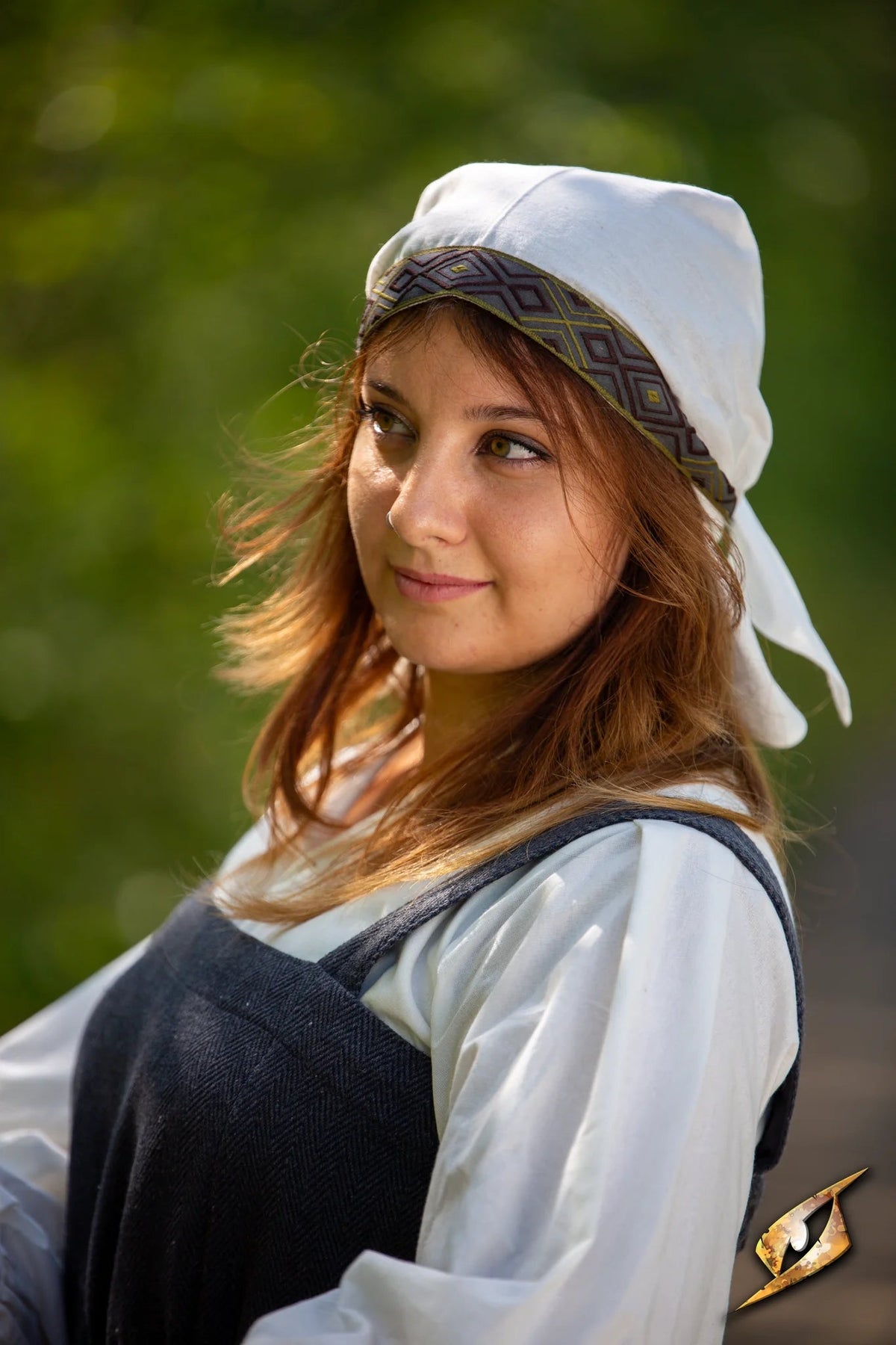 Headscarf Estrid, white