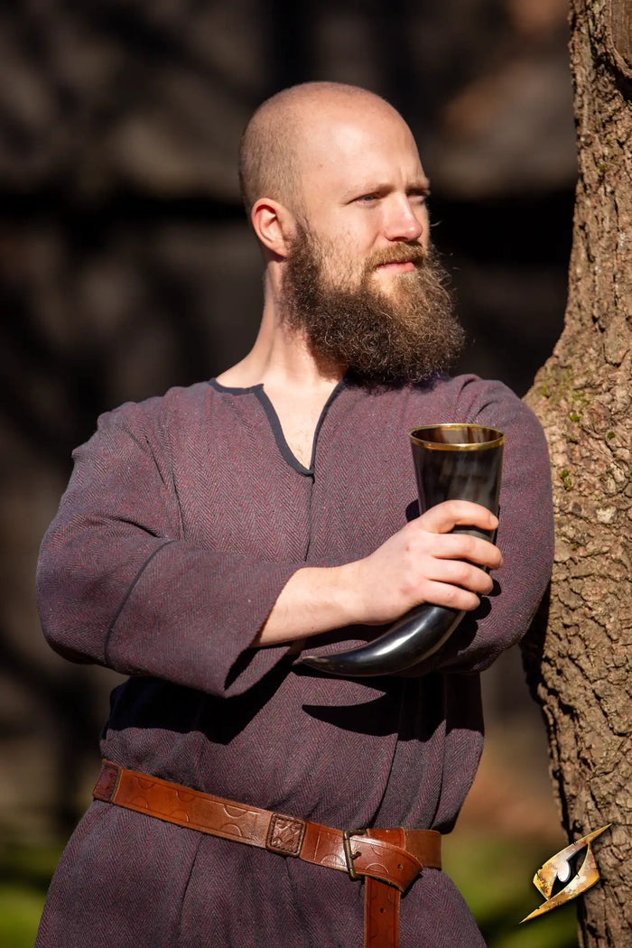 Woodland tunic, cotton, night gray