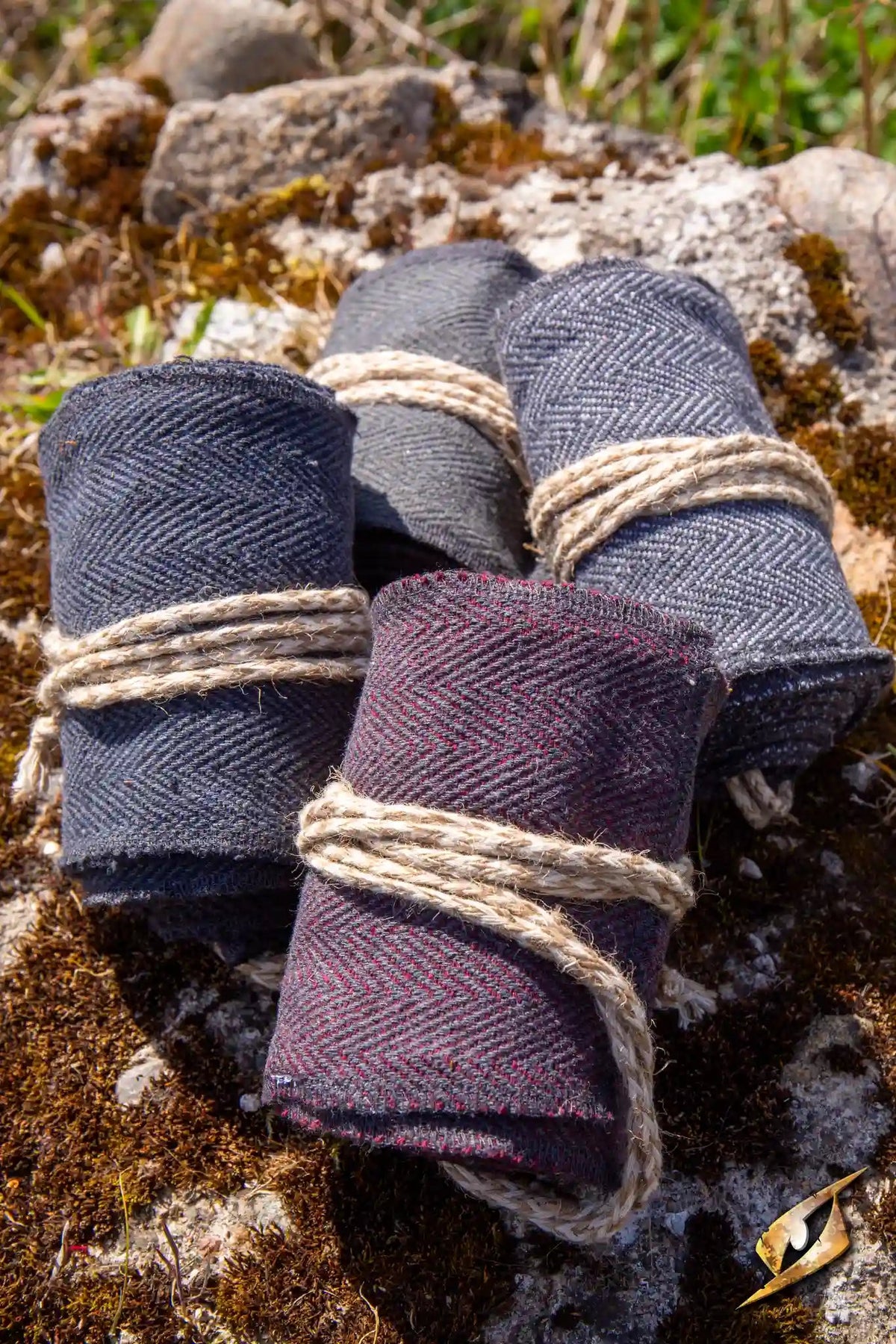 Puttees Harald, cotton, night gray