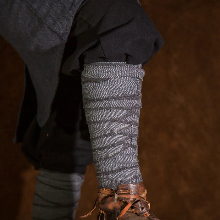 Puttees Harald, cotton, storm gray