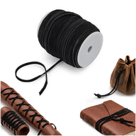 Suede cord, black, 50 meters