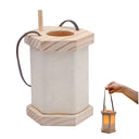 Medieval lantern with parchment windows