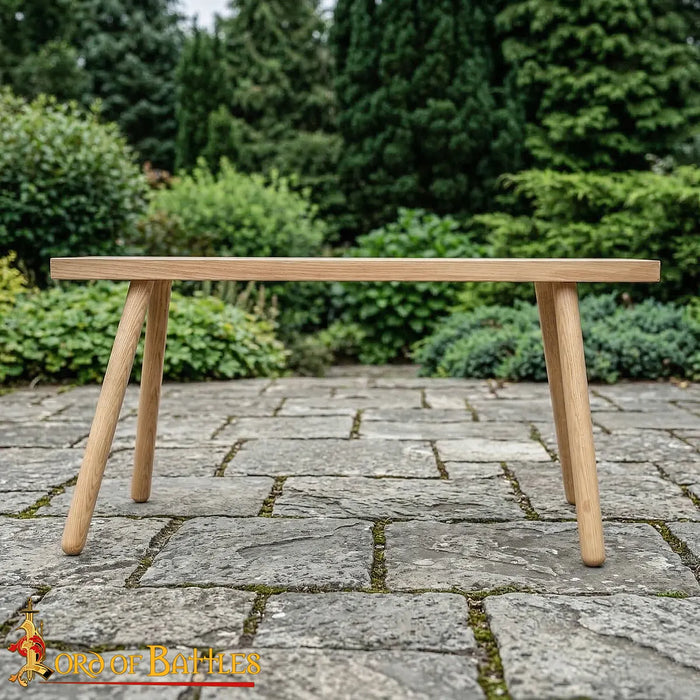 Medieval bench, ash wood