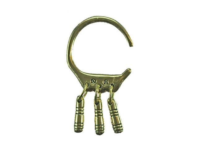 Alemannic earring Weingarten, per piece, bronze