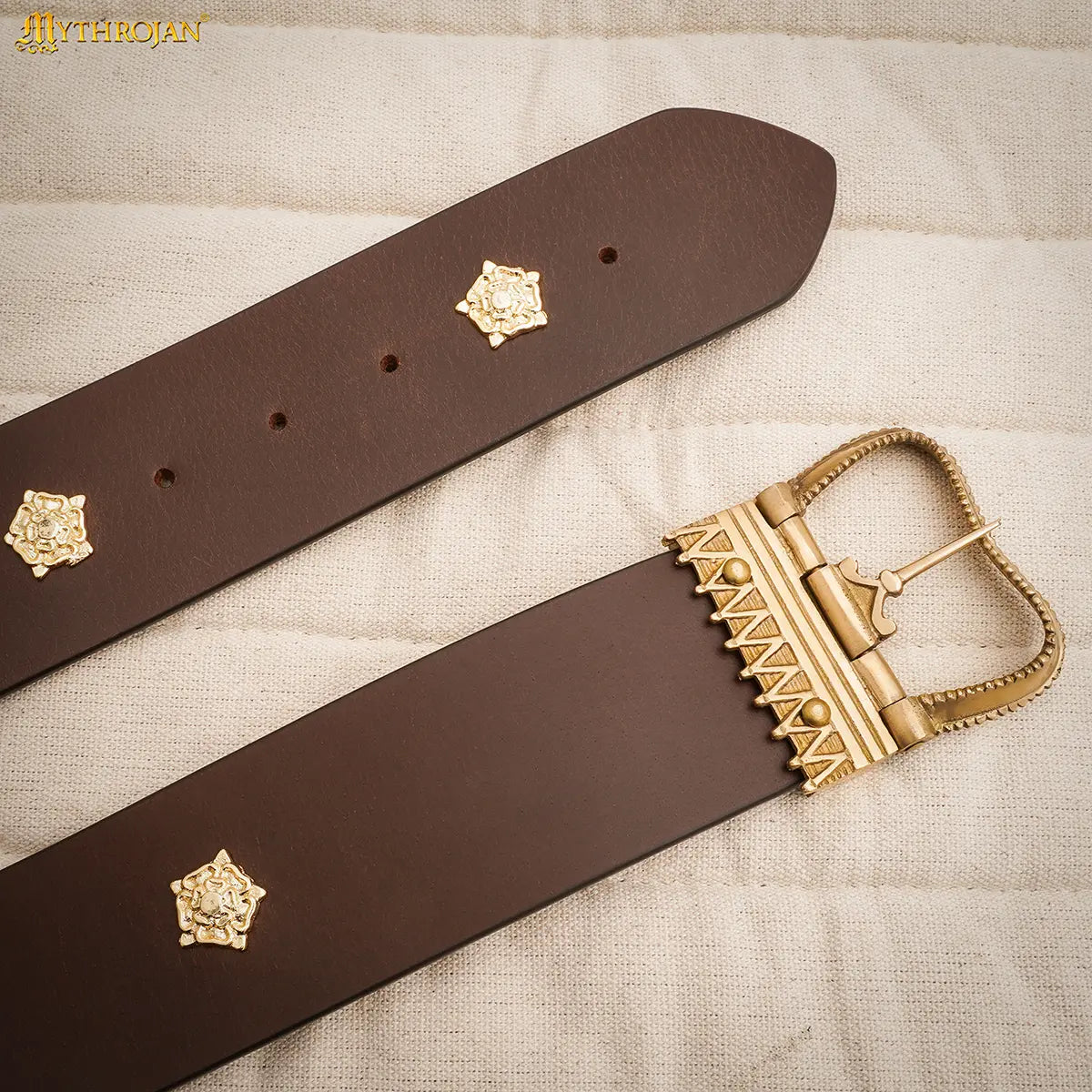 15th century Burgundian learning belt, brown