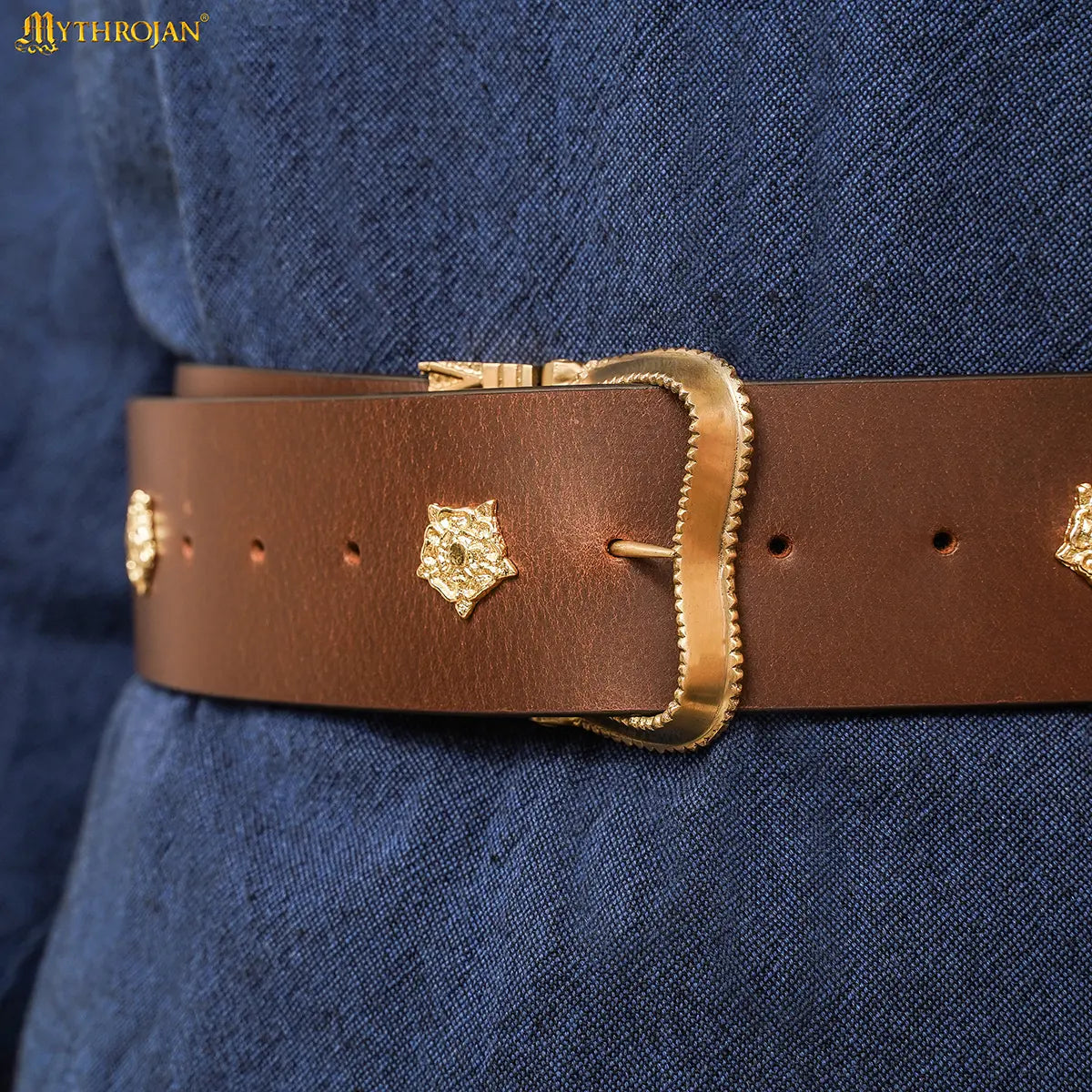15th century Burgundian learning belt, brown