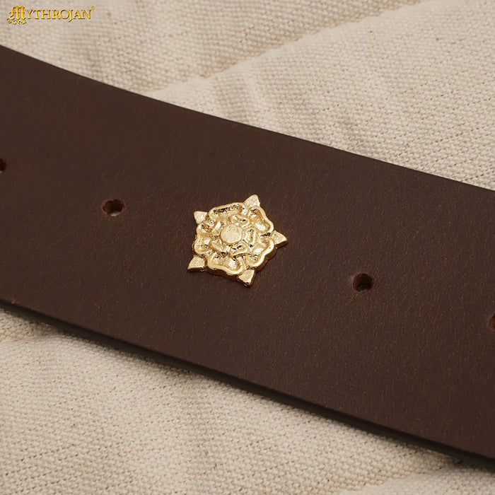 15th century Burgundian learning belt, brown