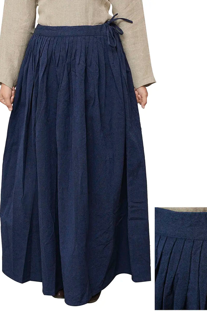 Medieval skirt Hadewig, blue