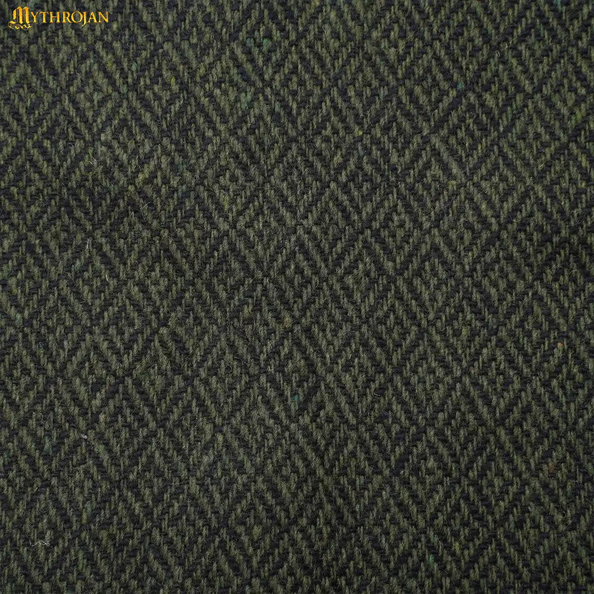 Viking trousers Oseberg, wool blend, green
