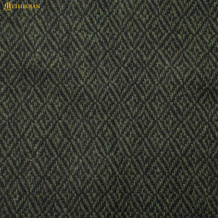 Viking trousers Oseberg, wool blend, green