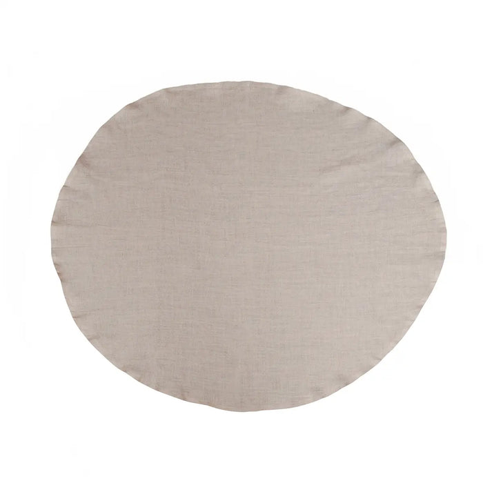 Medieval veil, oval, linen