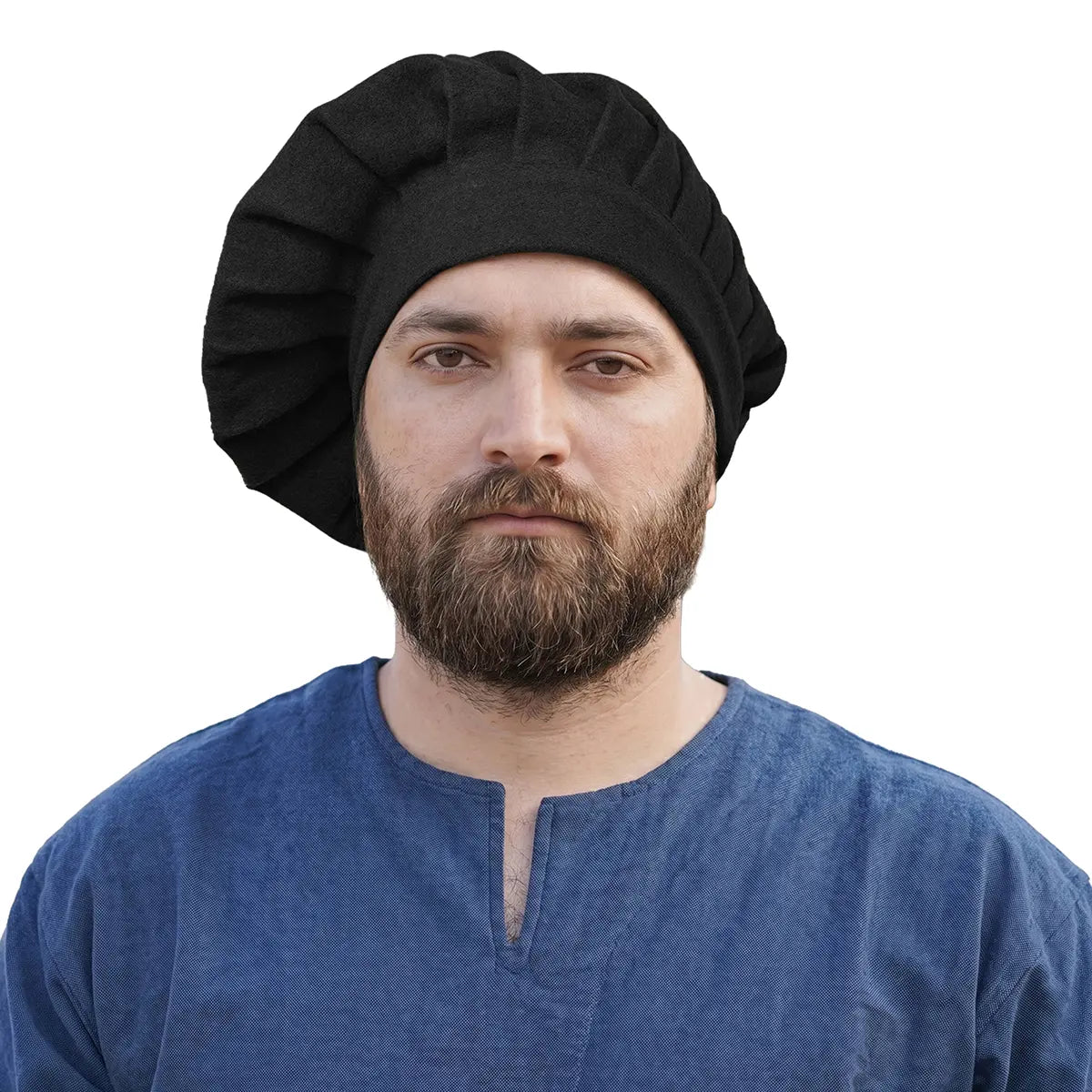 Woolen beret Cornelis, black