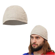 Padded linen coif