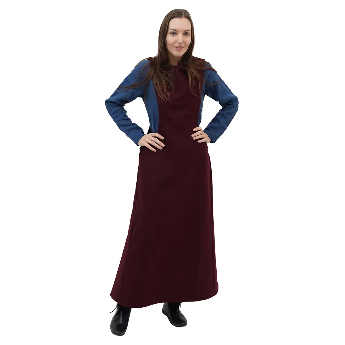 Surcotte Martha, wool, red