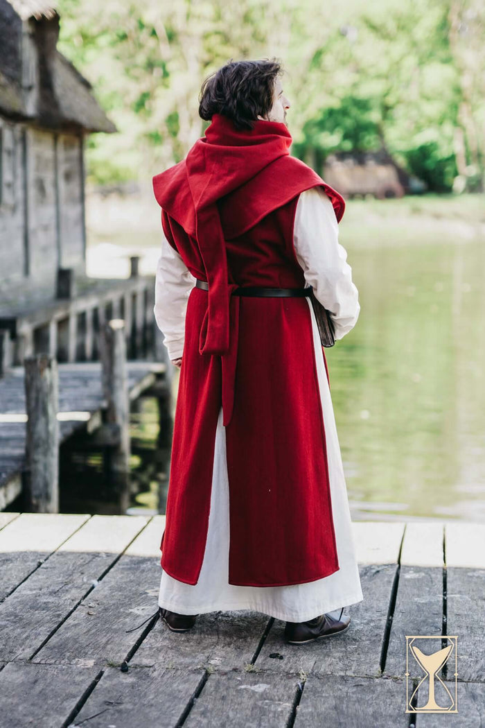 Kaproen Giovanni, wol, rood
