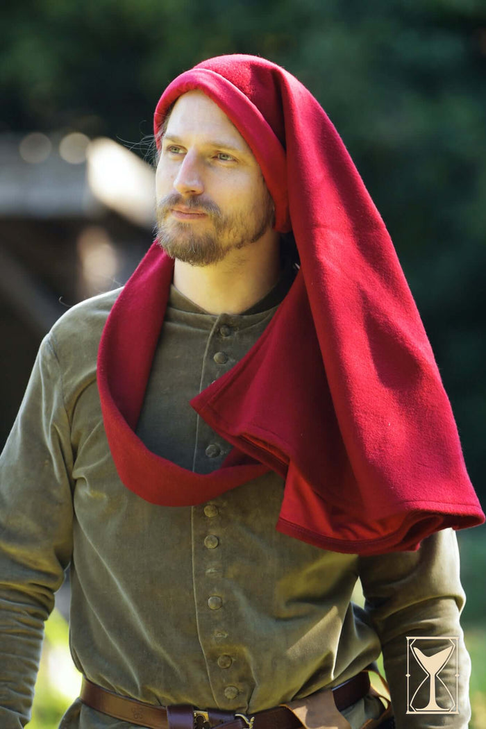 Kaproen Giovanni, wol, rood