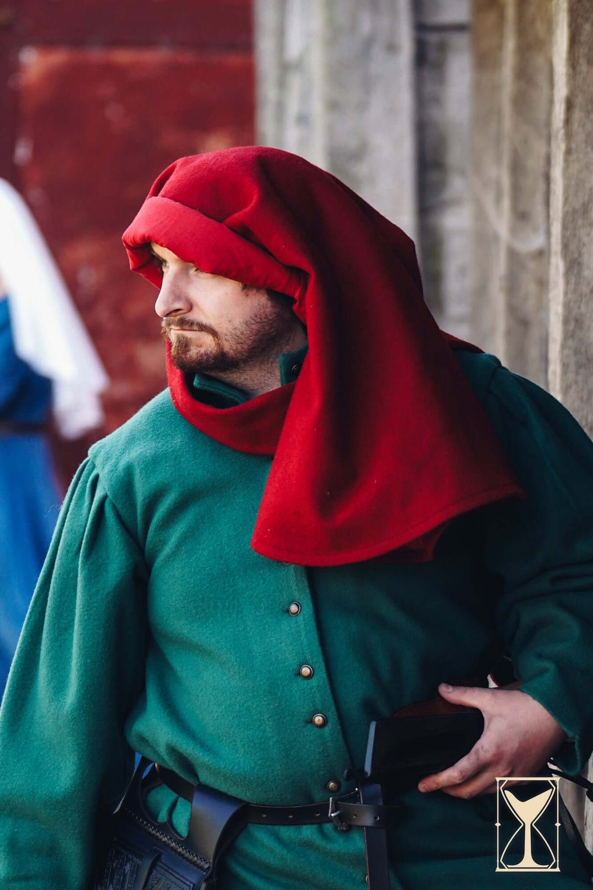 Kaproen Giovanni, wol, rood