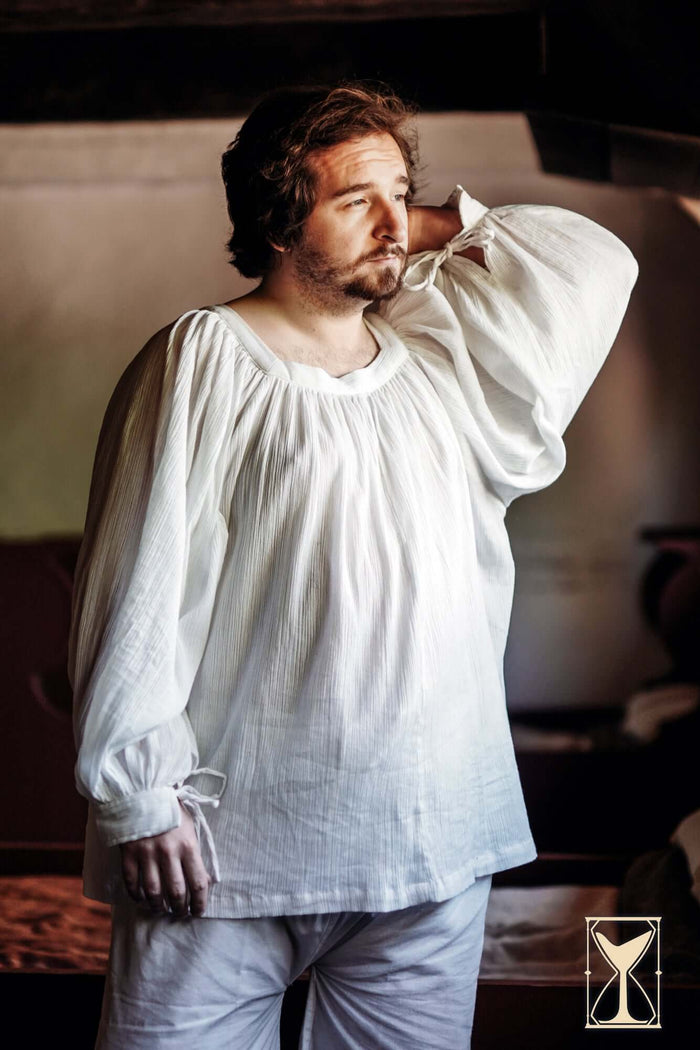 Hemd Duccio, katoen, naturel