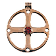 Radamulet with garnet, bronze