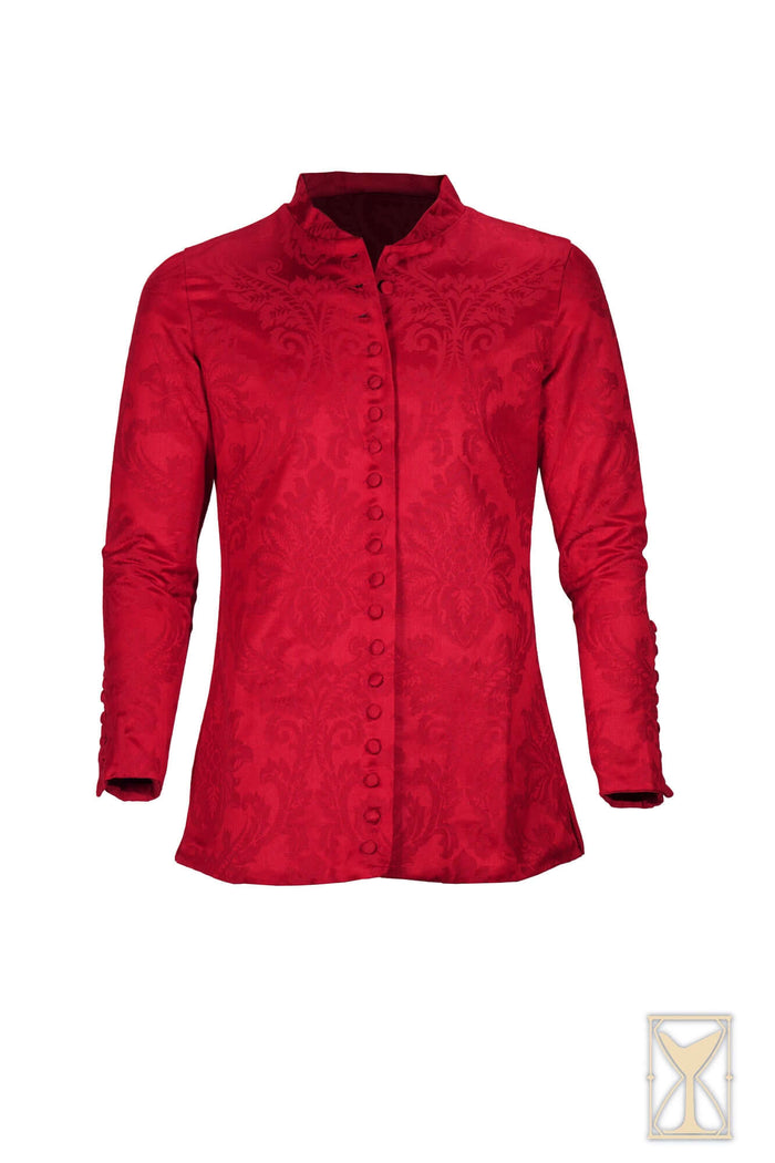Cotehardie Rodrigo, brocade, red