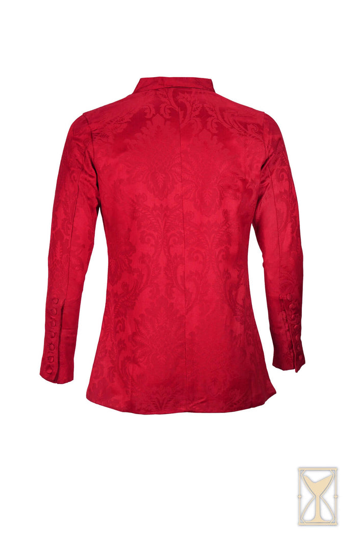 Cotehardie Rodrigo, brocade, red