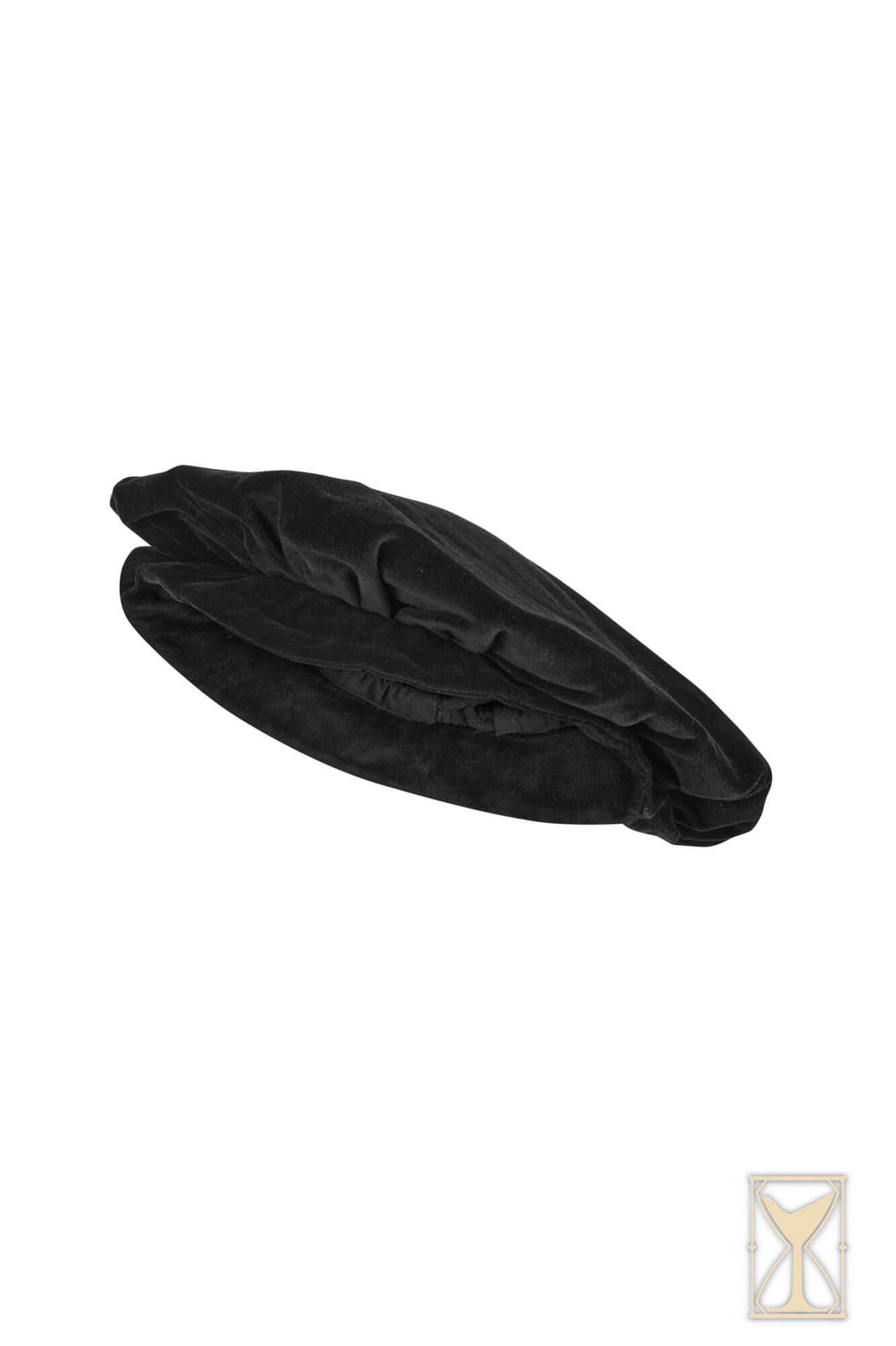 Beret Francisco, velvet, black