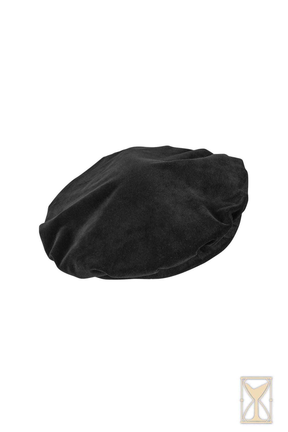 Beret Francisco, velvet, black