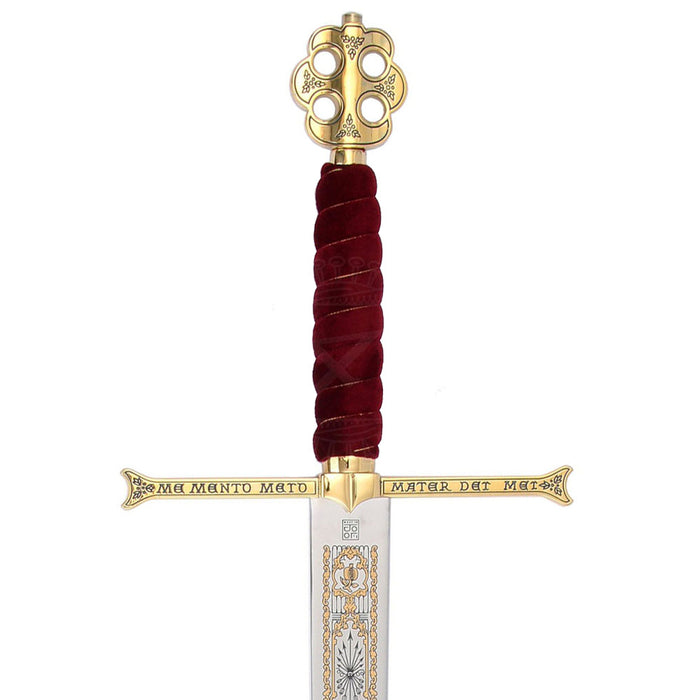 Tweehander Los Reyes Católicos, verguld, semi-scherp