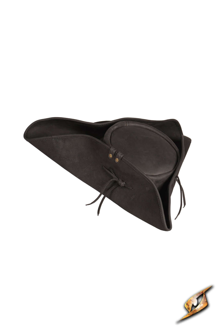 Tricorn Bartholomew, leather, black
