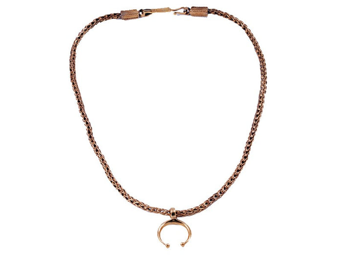 Necklace with Lunula pendant, 1st-2nd century, bronze