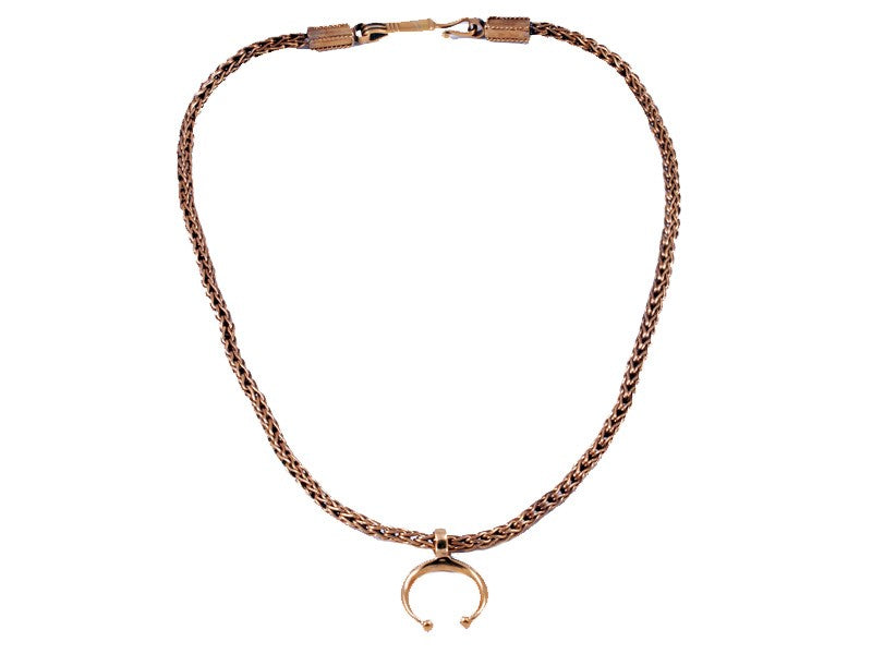Necklace with Lunula pendant, 1st-2nd century, bronze