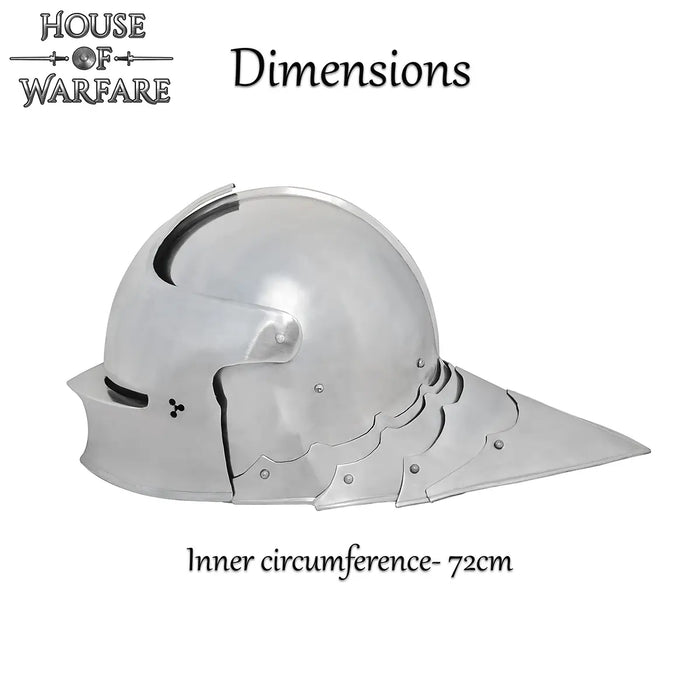 Medieval German sallet, 1.2 mm