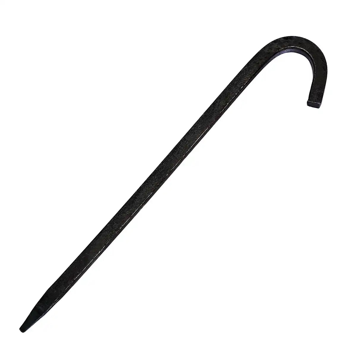 Hand-forged iron tent peg