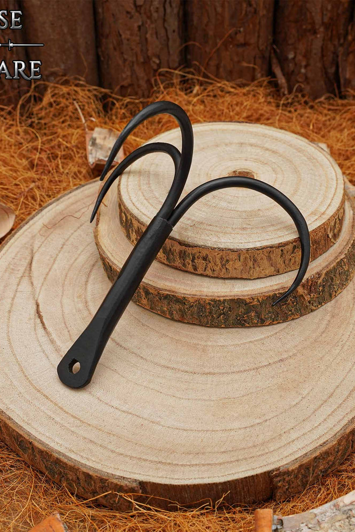 Smoke hook, 13 cm, hand-forged