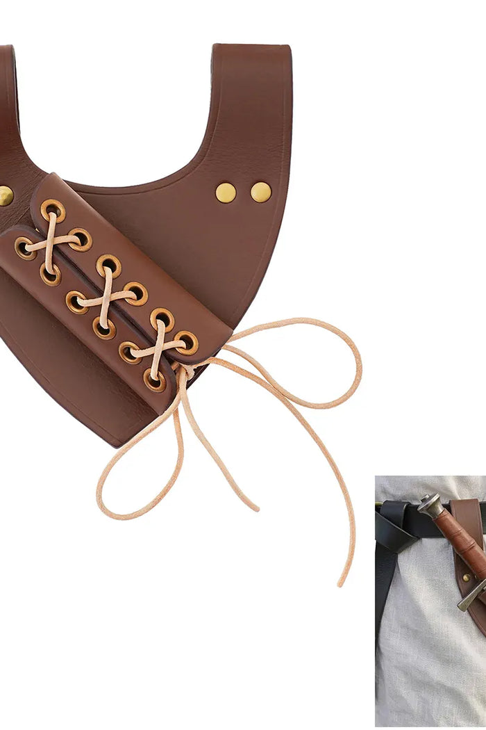Swordfrog with lace, leather