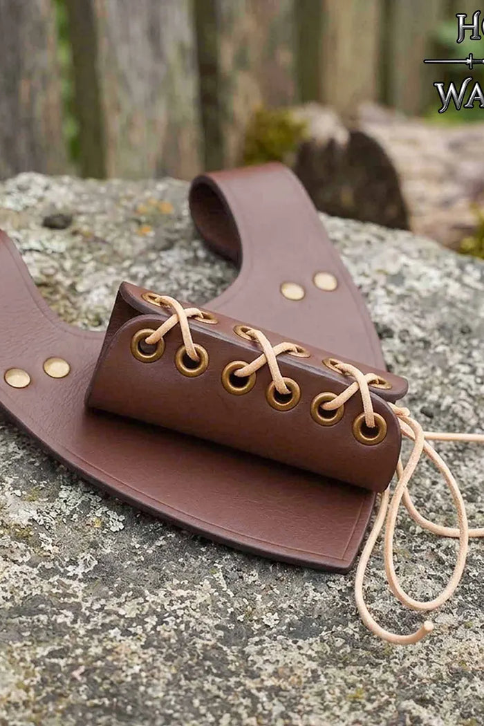 Swordfrog with lace, leather