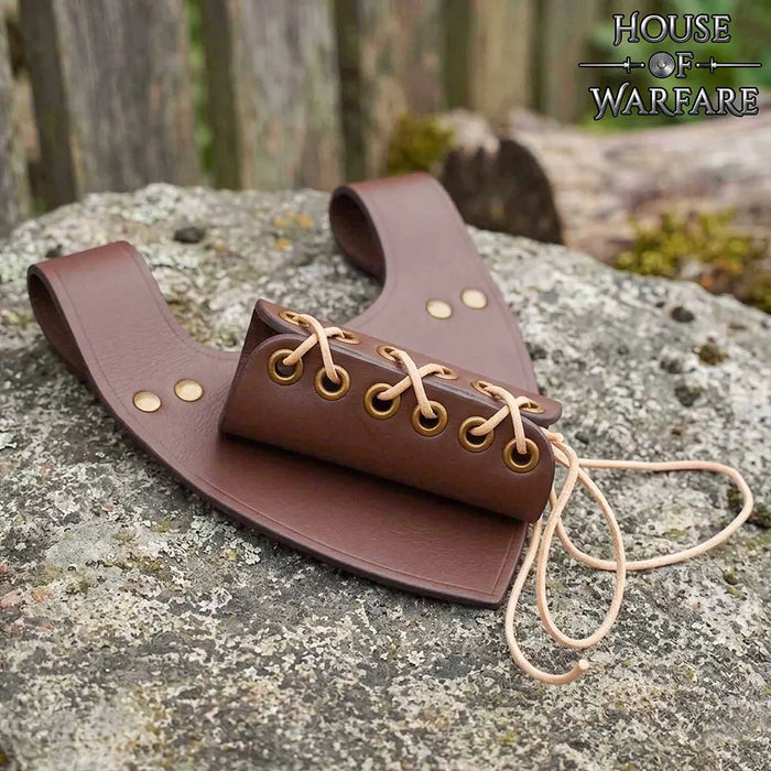 Swordfrog with lace, leather