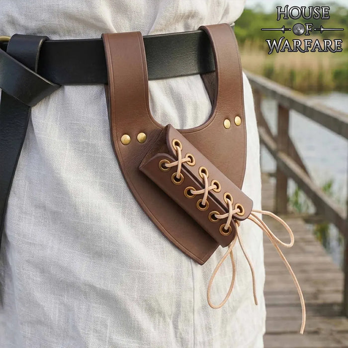 Swordfrog with lace, leather