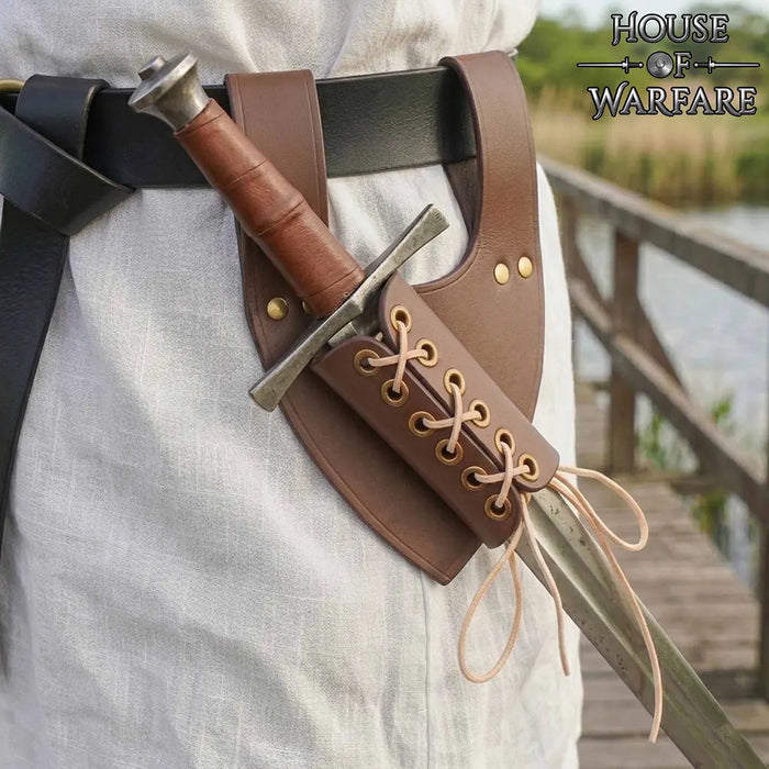 Swordfrog with lace, leather