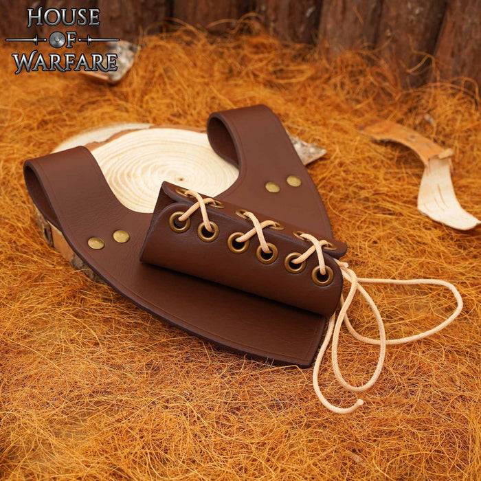 Swordfrog with lace, leather