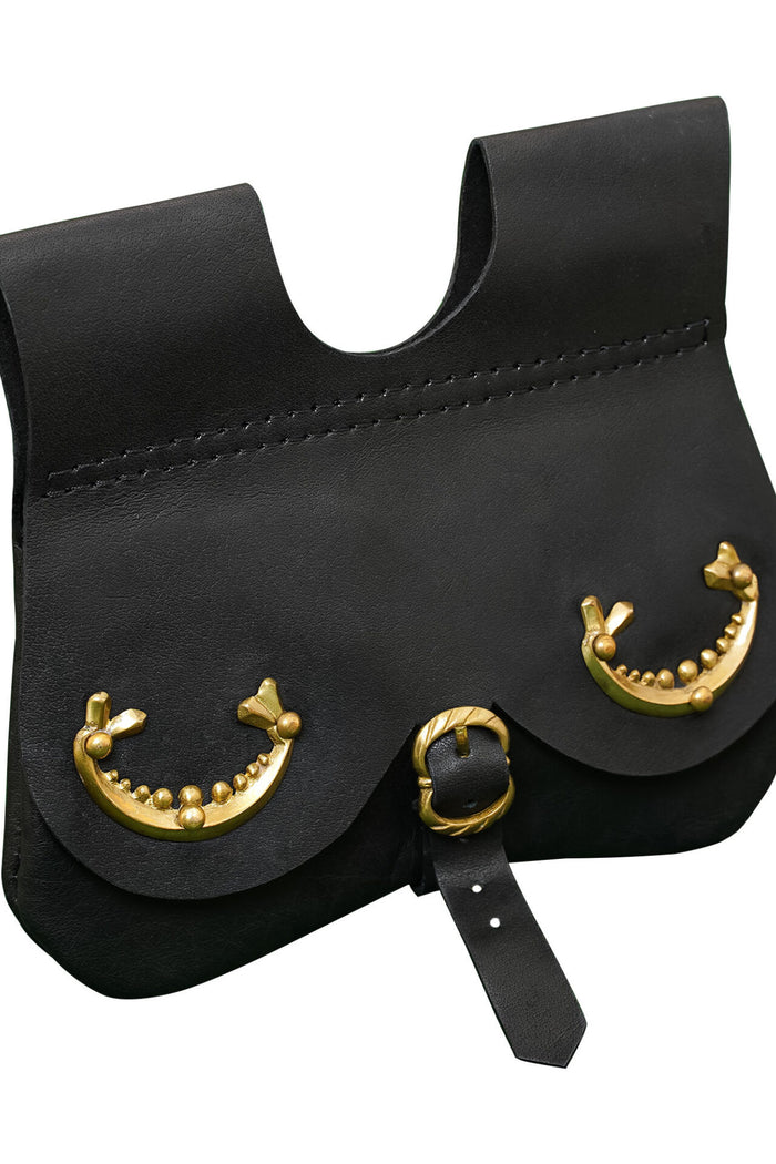 Medieval kidney purse with fittings