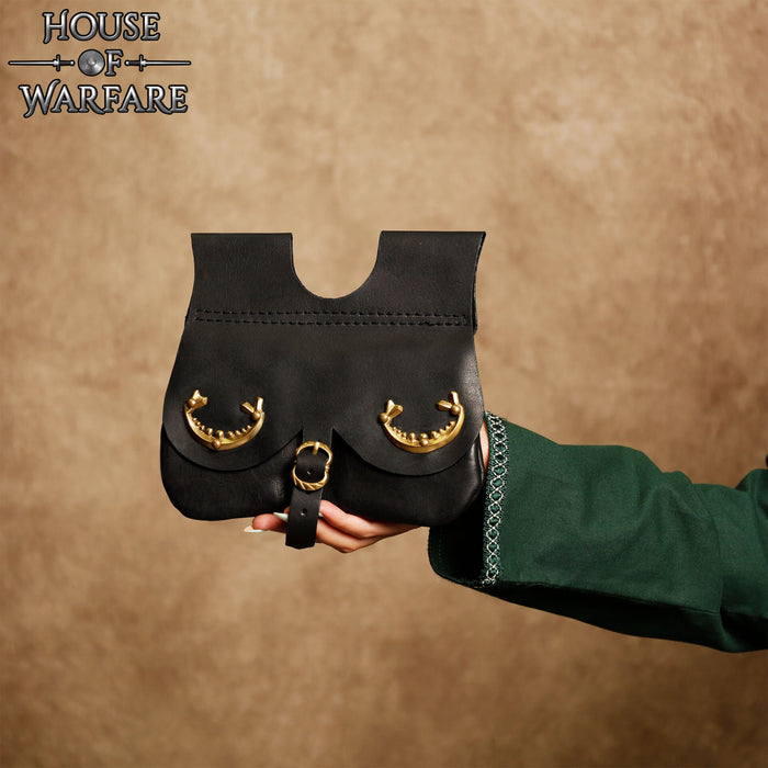 Medieval kidney purse with fittings